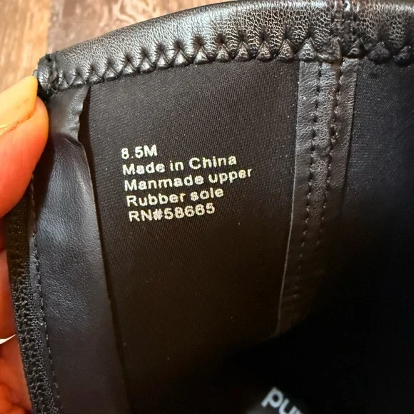 Abound Black Heeled Boots - Picture 5 of 5